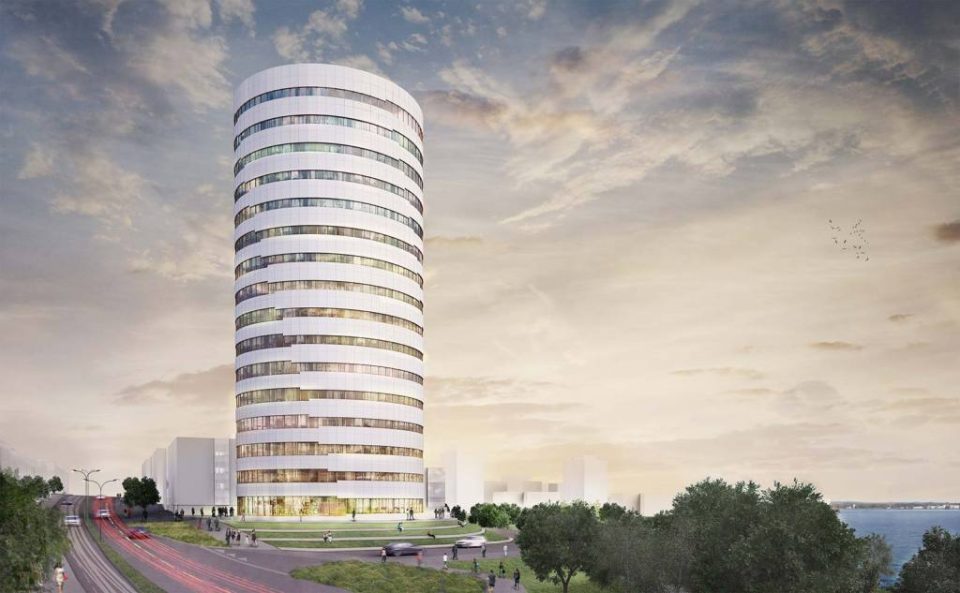 Munksjöstaden, Munksjötornet i Jönköping.