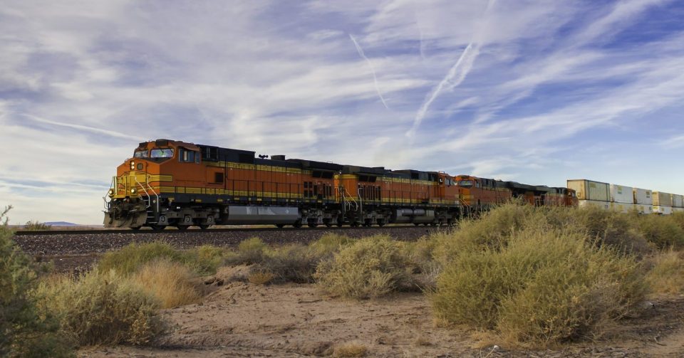 Tågfrakt från Kina till Europa.