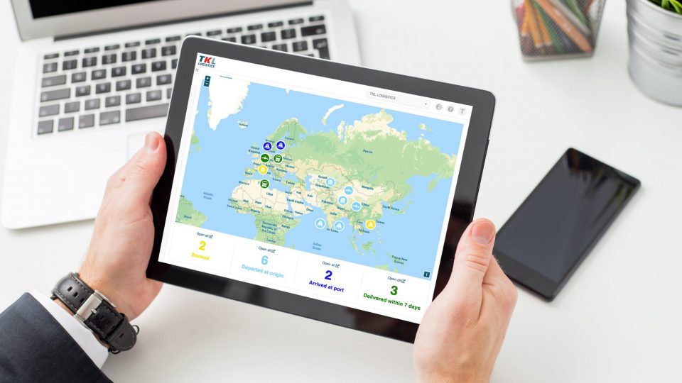 TKL Kundportal syns i platta.